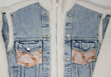Load image into Gallery viewer, ADULT Teddy Denim Jacket