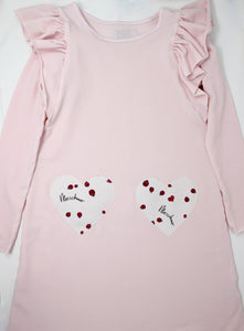 KIDS Organic Ruffle Ladybug Dress