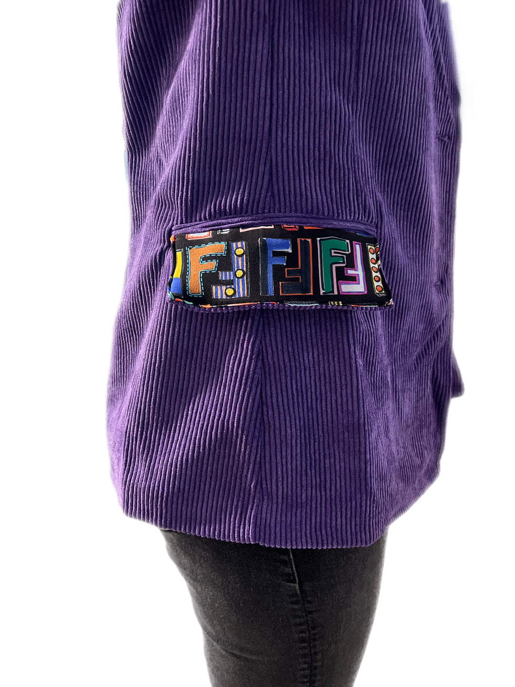 ADULT Purple Cord Blazer