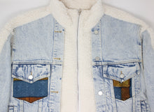 Load image into Gallery viewer, ADULT Teddy Denim Jacket