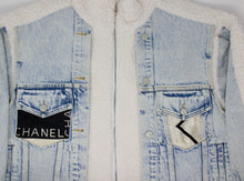 Load image into Gallery viewer, ADULT Teddy Denim Jacket