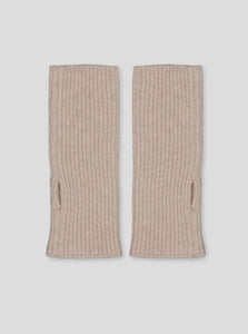 Ribbed Cashmere Hand Warmers