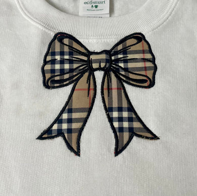 KIDS Bow Collar Sweatshirt