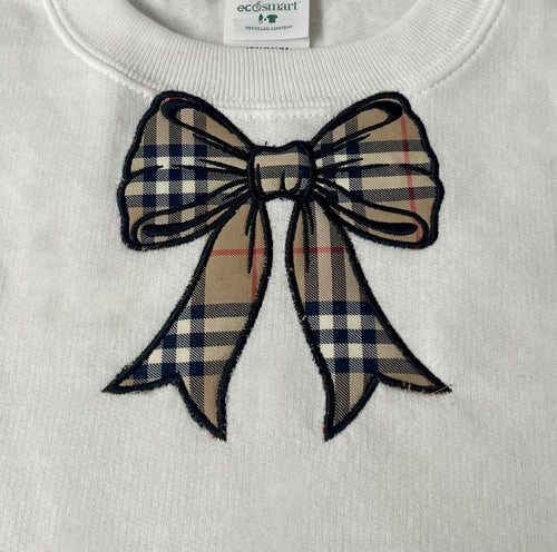 KIDS Bow Collar Sweatshirt