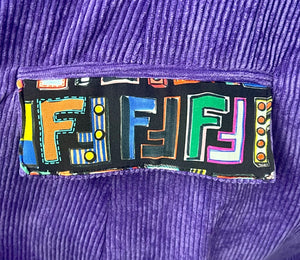 ADULT Purple Cord Blazer