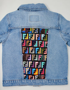 KIDS Rainbow F Denim Jacket