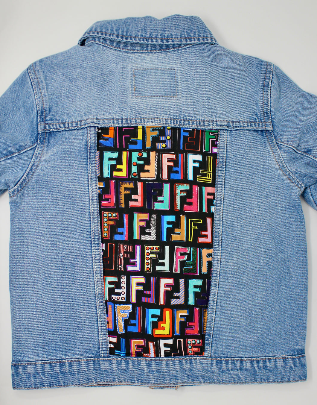 KIDS Rainbow F Denim Jacket