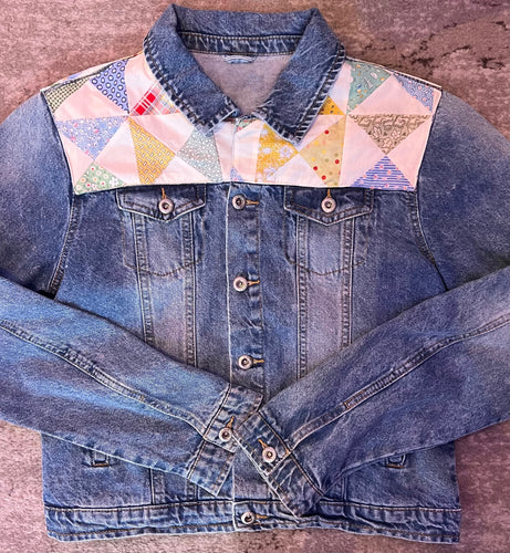 ADULT Patchwork Denim Jacket
