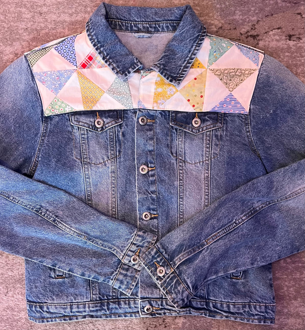 Patchwork Denim Jacket