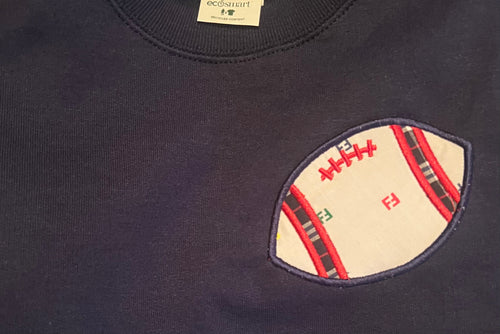 KIDS Navy Football Sweatshirt