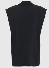 Load image into Gallery viewer, Denim-Woven Oversized Vest