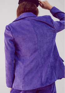 ADULT Purple Cord Blazer