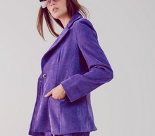 Load image into Gallery viewer, ADULT Purple Cord Blazer