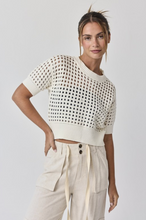 Load image into Gallery viewer, ADULT Brooch Crochet Top