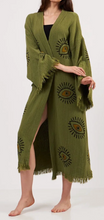 Load image into Gallery viewer, Evil Eye Kimono Robe