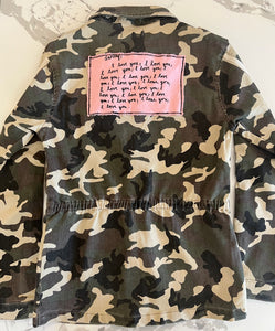 KIDS Camo Denim Jacket