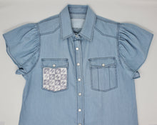 Load image into Gallery viewer, ADULT CC Pocket Denim Top