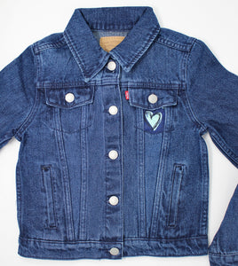 KIDS Heart Denim Jacket