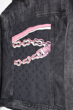 Load image into Gallery viewer, ADULT Black Denim LV Jacket