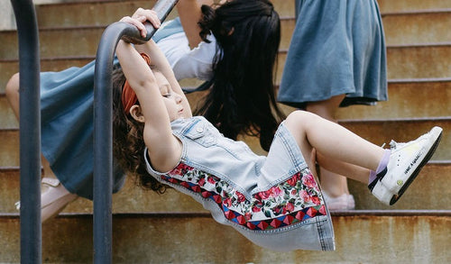 KIDS D&G Sleeveless Denim Dress