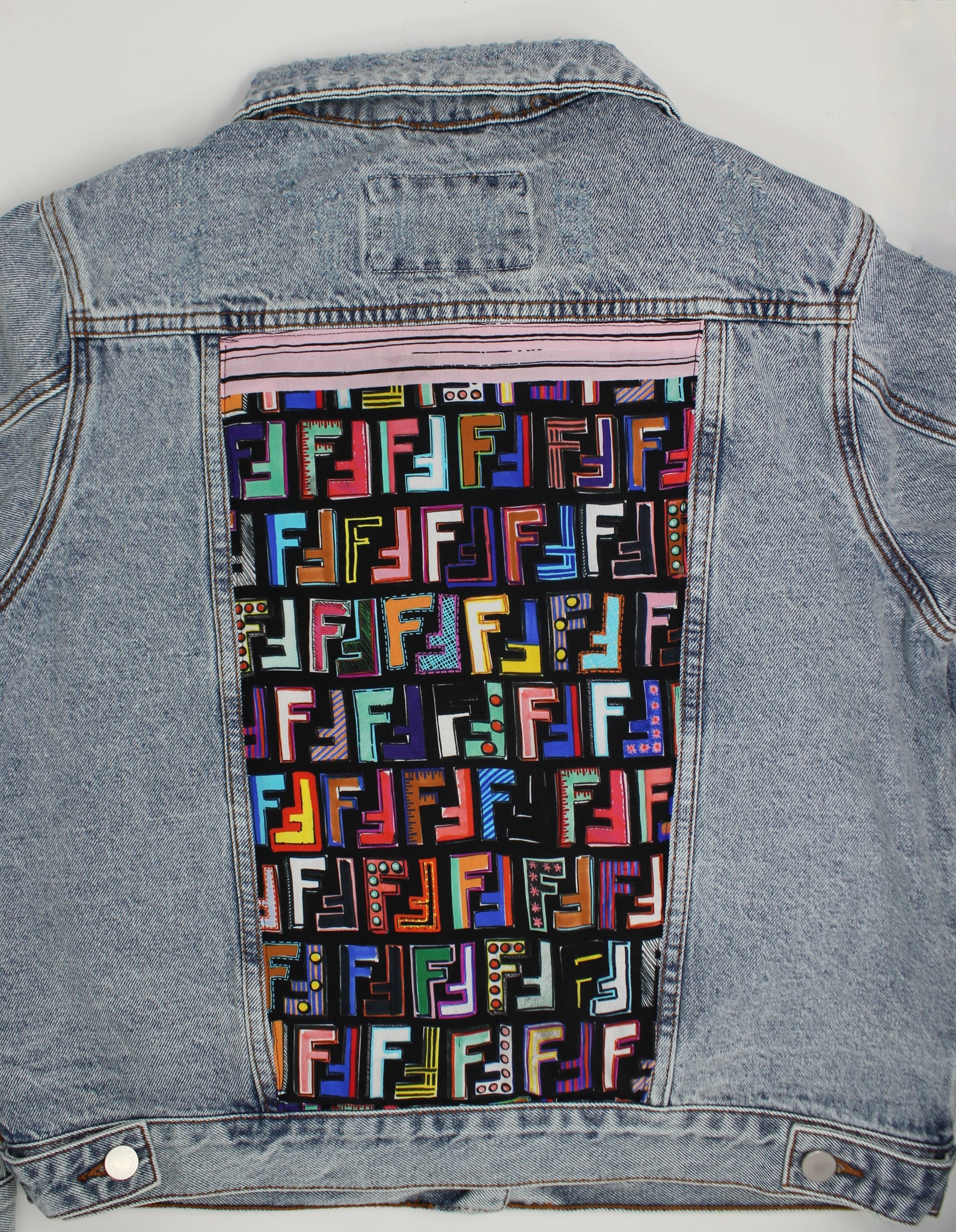 FF-monogram denim jacket, FENDI