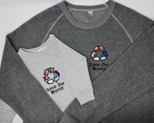 Load image into Gallery viewer, ADULT Save Our World Sweatshirt