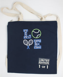 Lux Tennis Appliqué TotePacks
