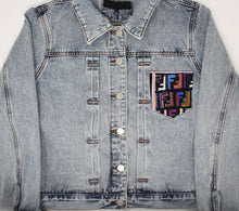 Load image into Gallery viewer, ADULT FF Denim Jacket w/ Detachable Faux-Fur Collar