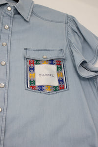 ADULT CC Pocket Denim Top