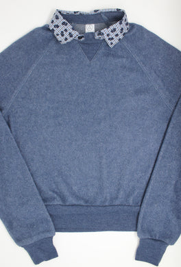 KIDS Floral Collar Organic Sweatshirt
