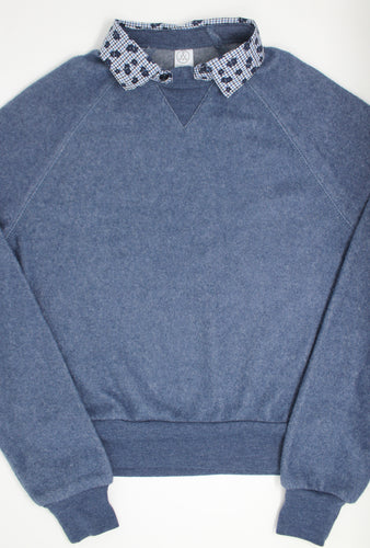 KIDS Floral Collar Organic Sweatshirt