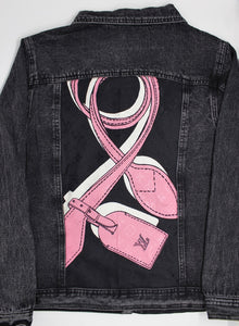 ADULT Black Denim LV Jacket