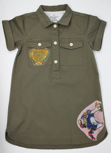 KIDS Mother Goose Patch Dress
