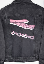 Load image into Gallery viewer, ADULT Black Denim LV Jacket