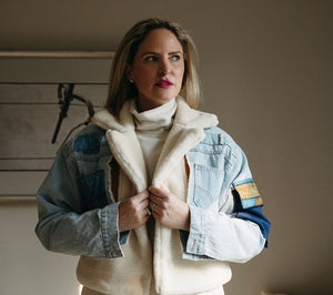 ADULT LV Patchwork Jacket