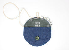 Load image into Gallery viewer, Personalized Denim Beaded Name Purse