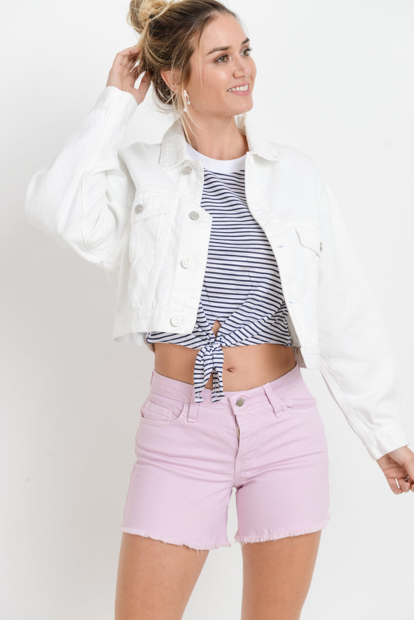 SAMAN FASHION WEAR 3/4th Sleeve Solid Women Denim Jacket - Buy SAMAN  FASHION WEAR 3/4th Sleeve Solid Women Denim Jacket Online at Best Prices in  India | Flipkart.com