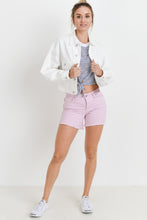 Load image into Gallery viewer, Customizable White Denim Jacket