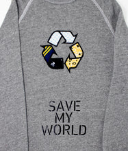 Load image into Gallery viewer, KIDS Save My World Sweatshirt