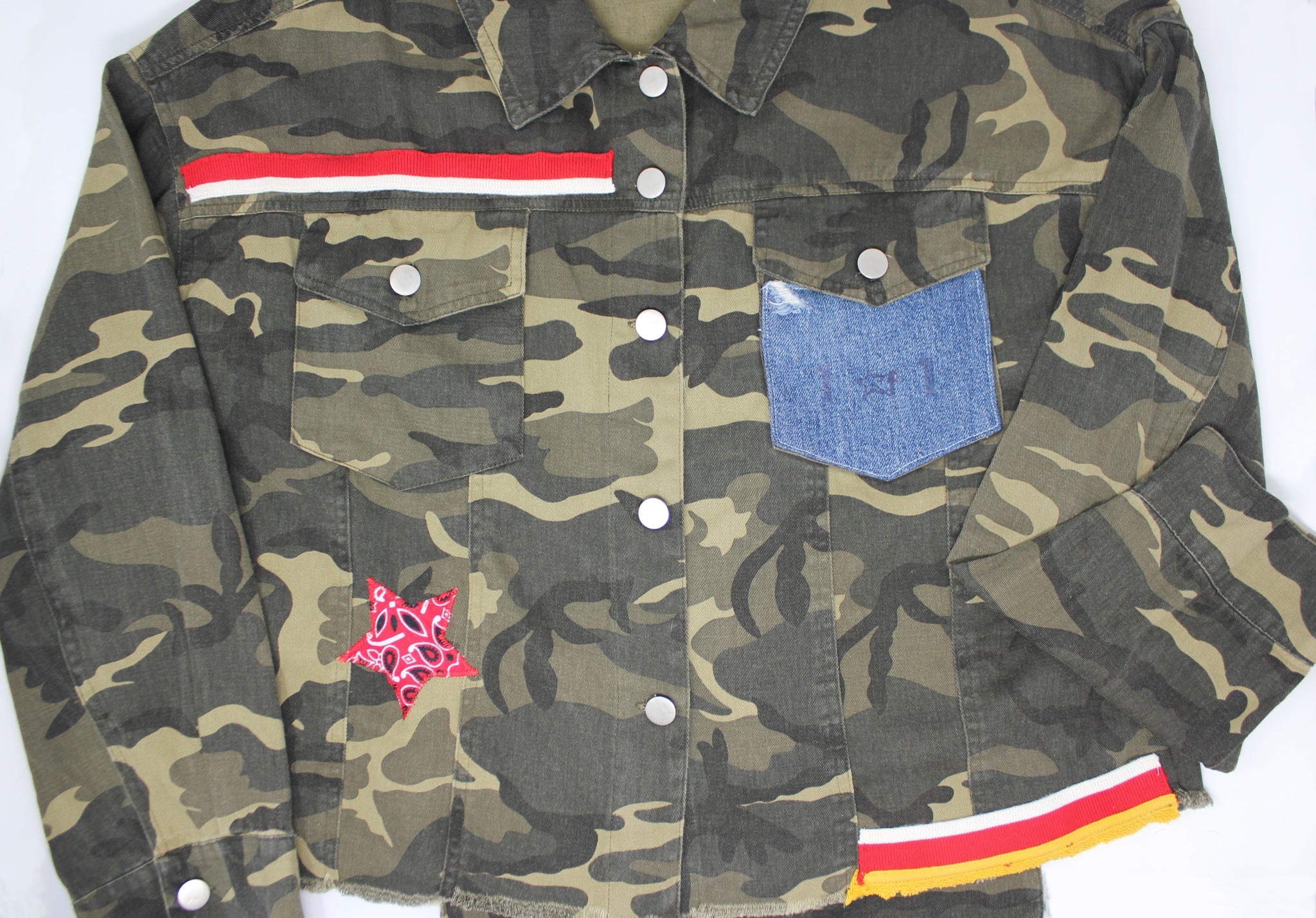 Camo Trucker Jacket - Multi-color