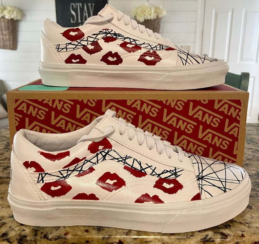 Custom Painted Vans Old Skool Store 