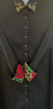 Load image into Gallery viewer, ADULT Leopard &amp; Rose Shirt Dress