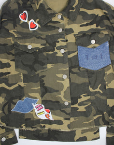 ADULT Patch Camo Jacket