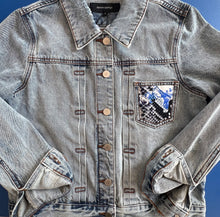 Load image into Gallery viewer, ADULT Erdem Denim Jacket w/ Detachable Faux-Fur Collar