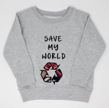 Load image into Gallery viewer, KIDS Save My World Sweatshirt