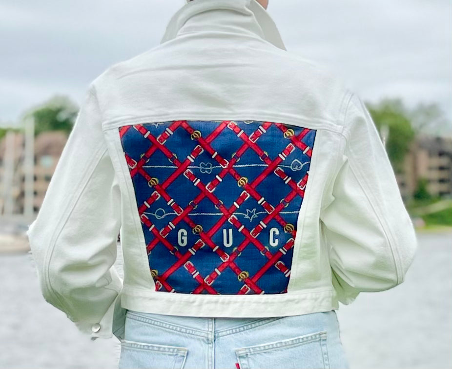 louis vuitton patch jacket